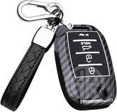 KIA Picanto Premium Carbon Fiber Car Key Cover Anti Scratch & Lightweight